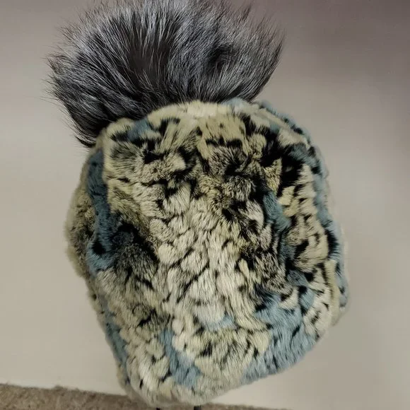 Volare | Accessories | Sale Knitted Rex Rabbit Fur Beanie  display picture 1
